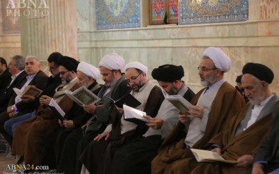 Secretary-General of AhlulBayt (a.s.) World Assembly attends at funeral c ( (34).jpg
